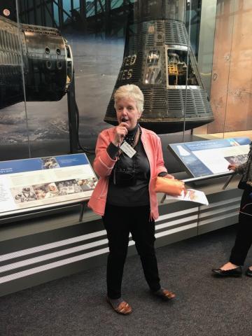 NASM staff member Ms. Kelly Bloom